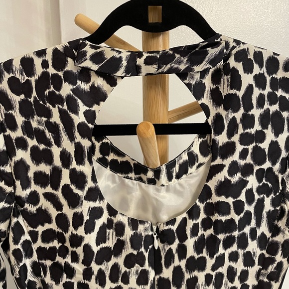 EUC Kate Spade Dorothy Dress Animal Print Dress Sz 2 - Picture 3 of 4